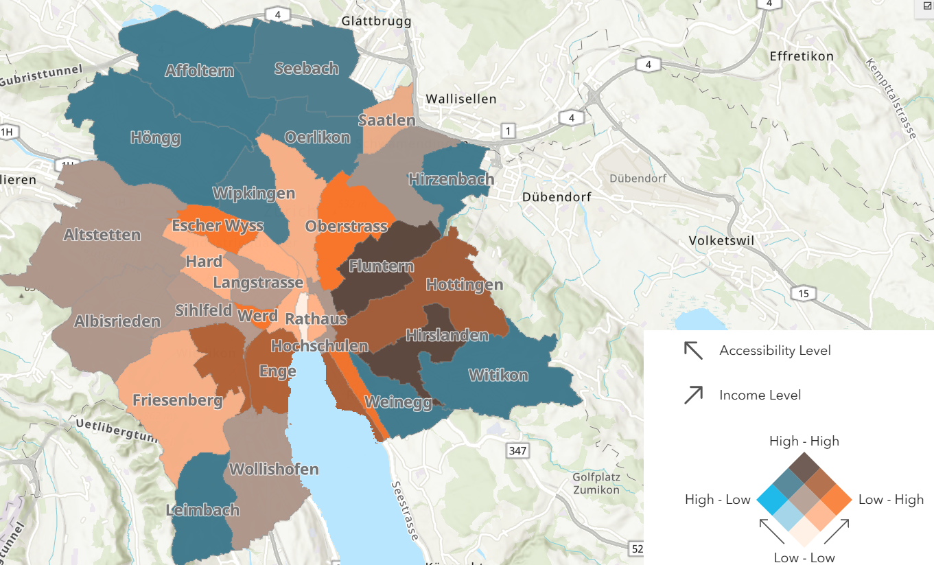 Bivariate map example
